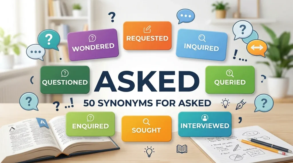 Synonyms for Asked