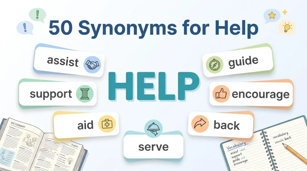 Synonyms for Help