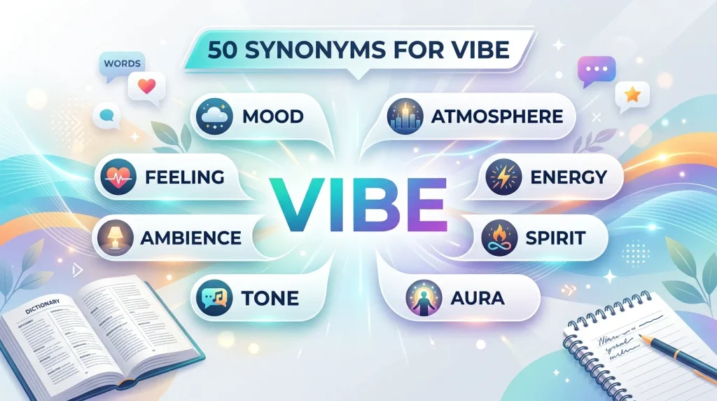 Synonyms for Vibe